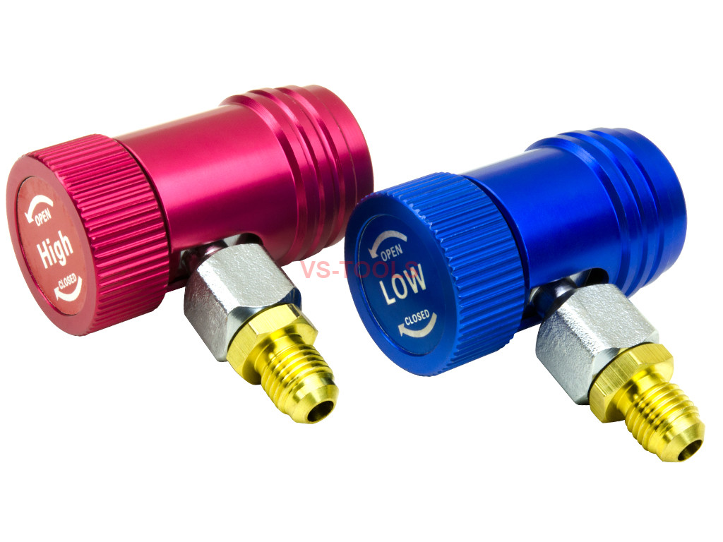 Quick Coupler Connector Adapters Air Conditioning R1234yf